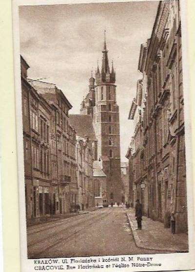 Kraków - ul. Floriańska i kościół N.M. Panny
