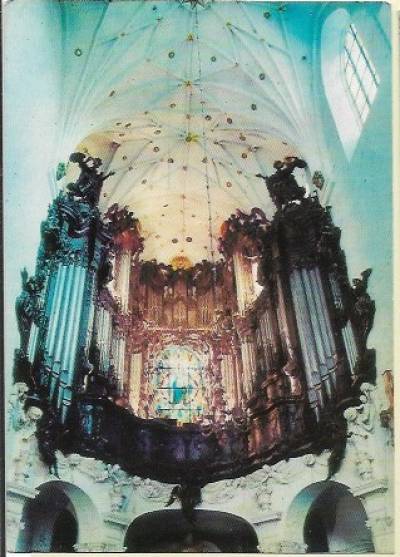 fot. K. Kamiński - Gdańsk-Oliwa. Rokokowe organy w katedrze (1969)