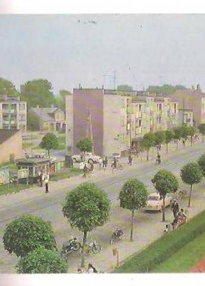 Wieruszów - fragment miasta (lata 70)