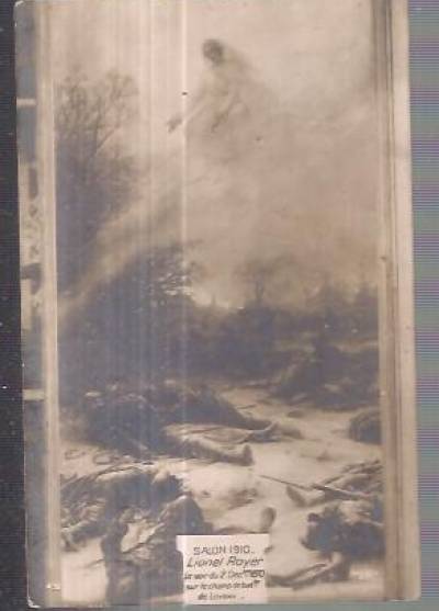 Salon 1910. Lionel Royer - Le soir du 2 Dec. 1870 sur le champs de bataille de Loigny  (1912)