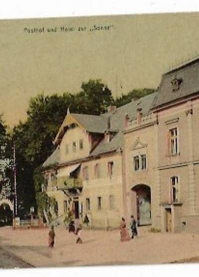 Bad Salzbrunn. Posthof und Hotel zur Sonne (1924)