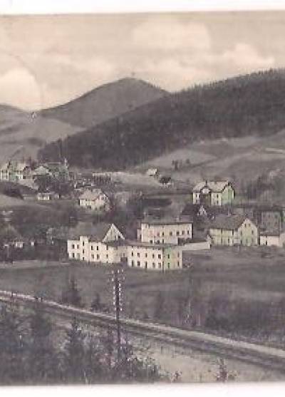 Lehmwasser. Niederdorf mit Scholzenberg (Jedlina Zdrój,1913)