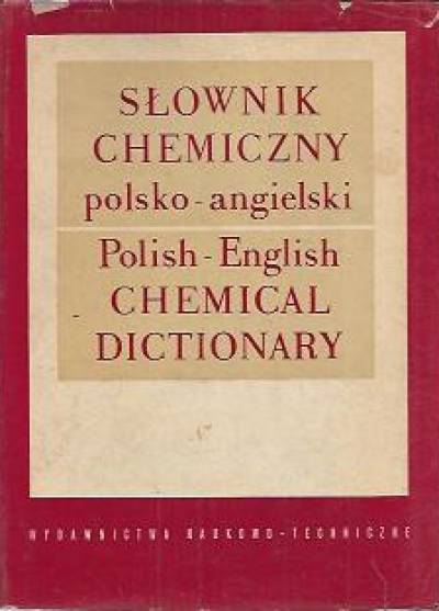zbior., red. D. Kryt - Słownik chemiczny polsko-angielski
