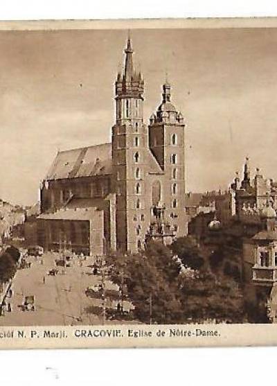 Kraków. Rynek i kościół N.P. Marji (1935)